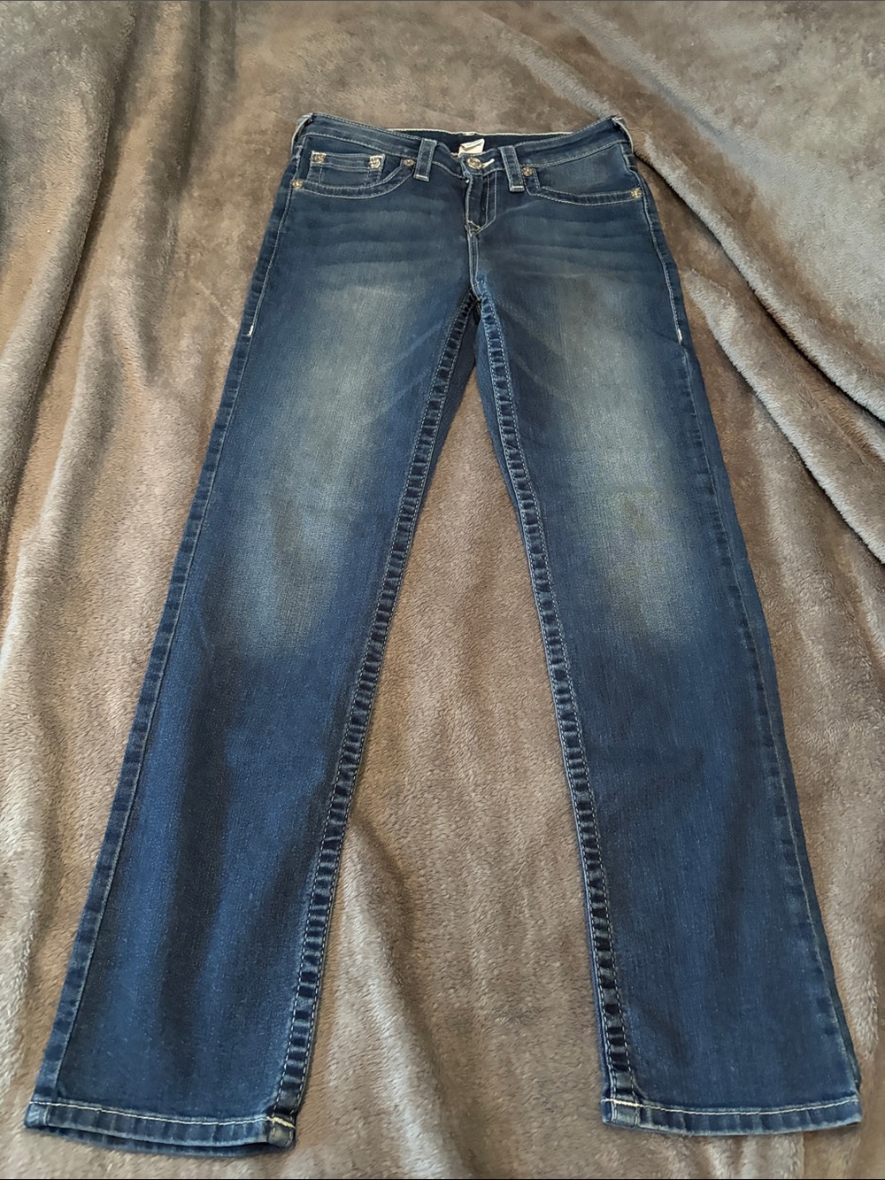 True Religion Kids Dark Blue Straight Jeans